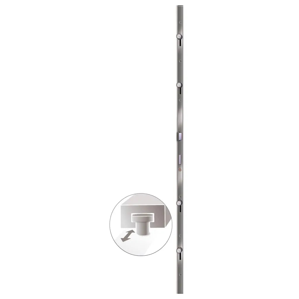 vidaXL Porta Ingresso Bianca 108x208 cm in PVC VIDAXL