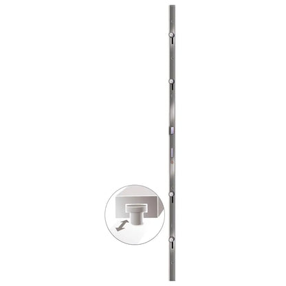 vidaXL Porta Ingresso Bianca 108x208 cm in PVC VIDAXL
