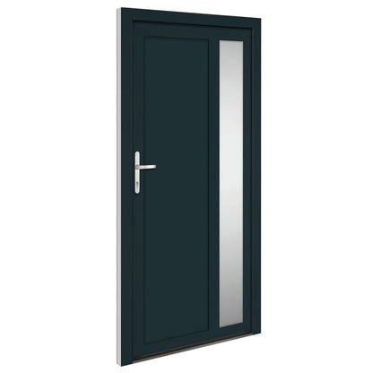 vidaXL Porta Ingresso Antracite 108x208 cm in PVC