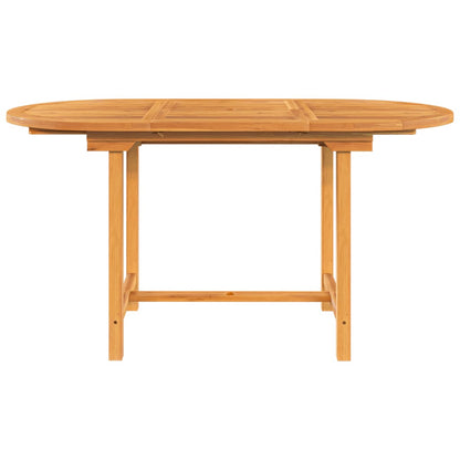 vidaXL Tavolo Giardino Estensibile 110-160x80x75cm Legno Massello Teak