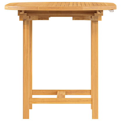vidaXL Tavolo Giardino Estensibile 110-160x80x75cm Legno Massello Teak