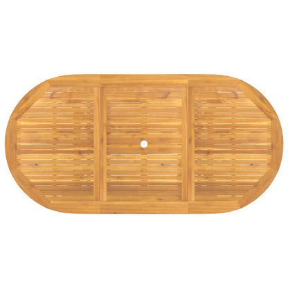 vidaXL Tavolo Giardino Estensibile 110-160x80x75cm Legno Massello Teak