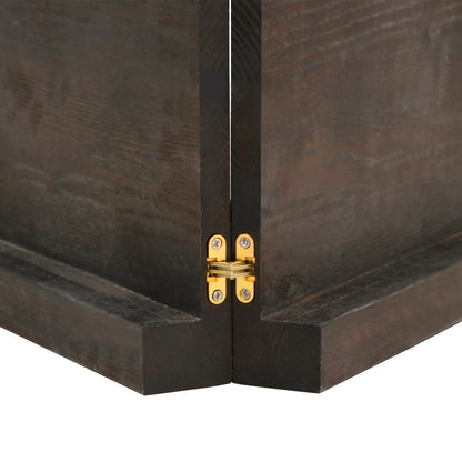 vidaXL Ripiano Marrone Scuro 140x50x(2-6) cm Massello Rovere Trattato