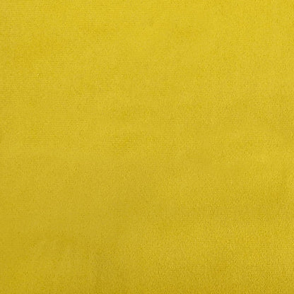 vidaXL Divano Letto a L Giallo 271x140x70 cm in Velluto