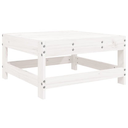 vidaXL Set Salotto da Giardino 5 pz Bianco in Legno Massello di Pino