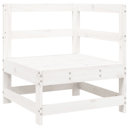 vidaXL Set Salotto da Giardino 6 pz Bianco in Legno Massello di Pino