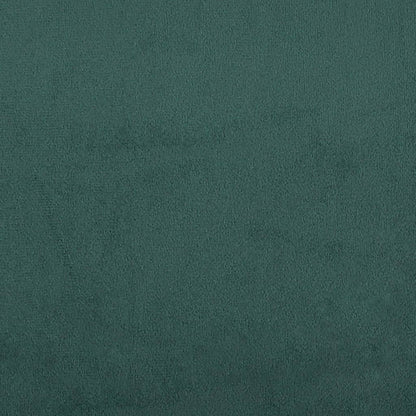vidaXL Chaise Longue in Velluto Verde Scuro