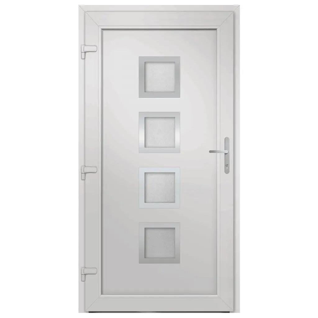 vidaXL Porta Ingresso Bianca 98x208 cm in PVC VIDAXL