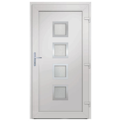 vidaXL Porta Ingresso Bianca 108x208 cm in PVC