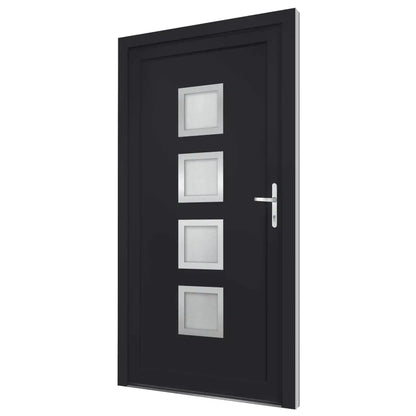 vidaXL Porta Ingresso Antracite 98x190 cm in PVC VIDAXL