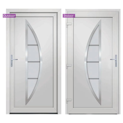 vidaXL Porta Ingresso Bianca 88x200 cm in PVC VIDAXL