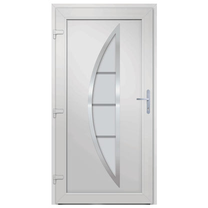 vidaXL Porta Ingresso Bianca 98x190 cm in PVC