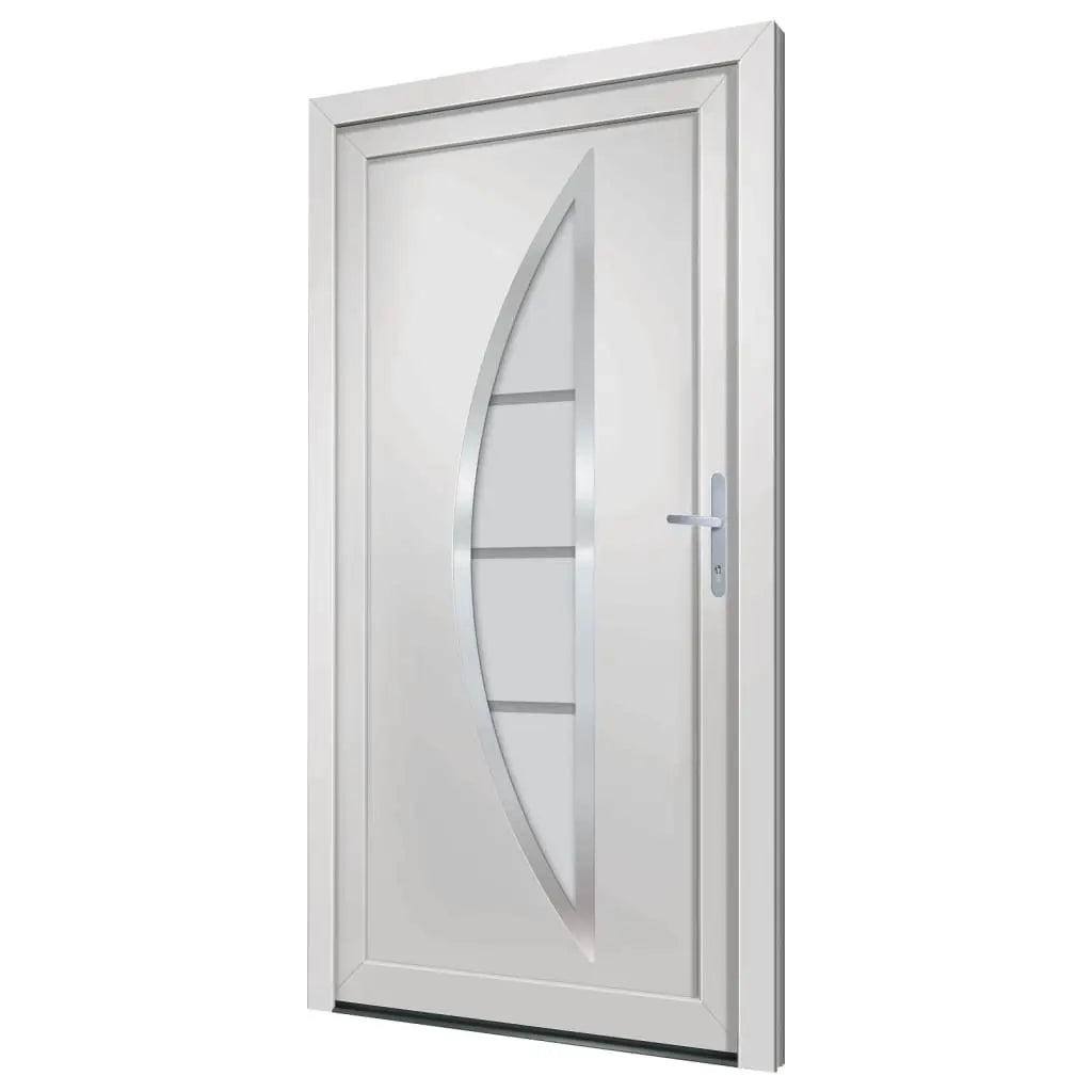 vidaXL Porta Ingresso Bianca 98x190 cm in PVC VIDAXL