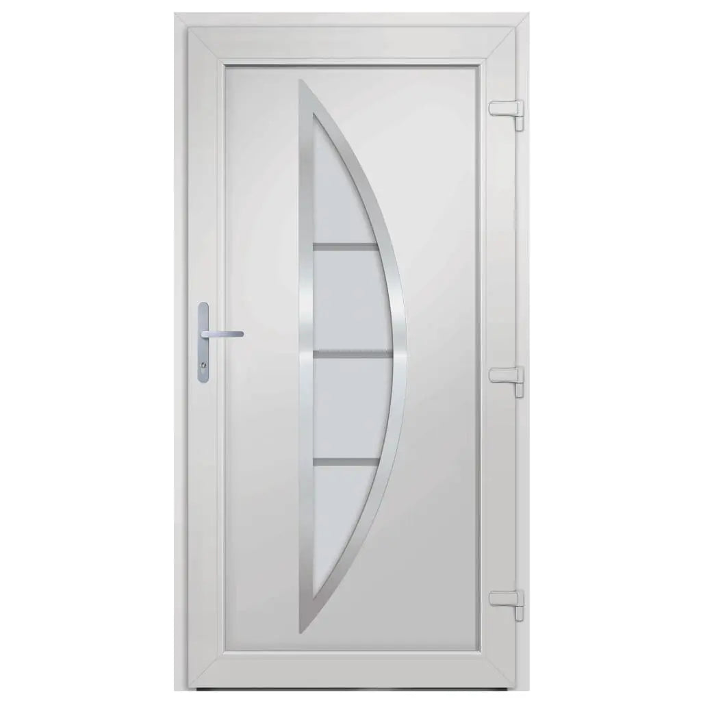 vidaXL Porta Ingresso Bianca 98x190 cm in PVC VIDAXL