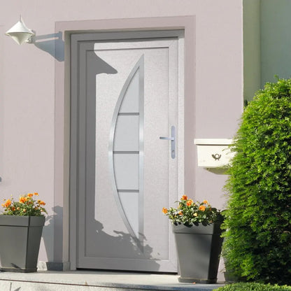 vidaXL Porta Ingresso Bianca 98x190 cm in PVC VIDAXL