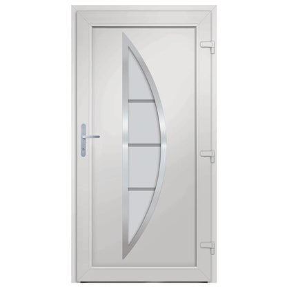 vidaXL Porta Ingresso Bianca 98x200 cm in PVC