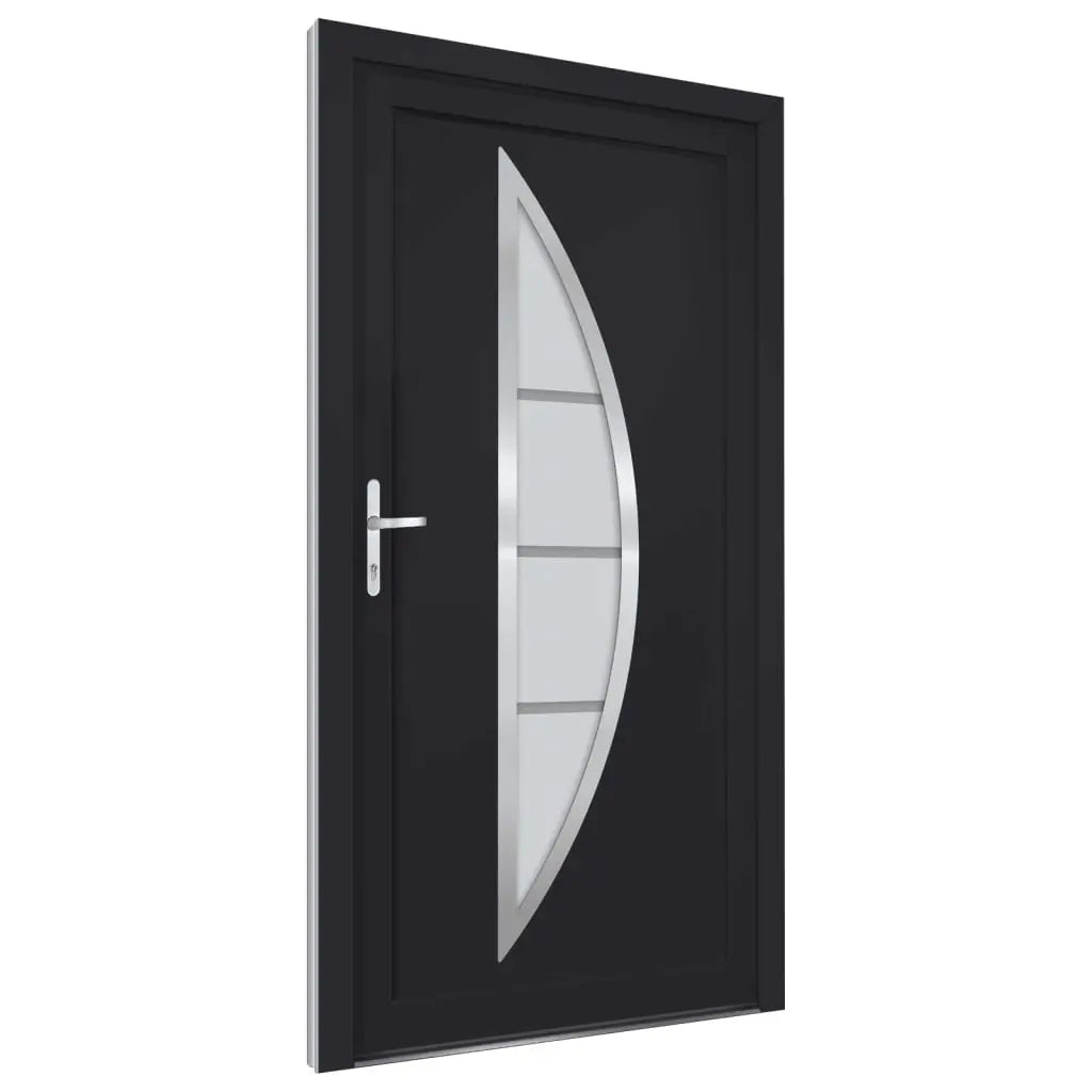 vidaXL Porta Ingresso Antracite 98x200 cm in PVC VIDAXL