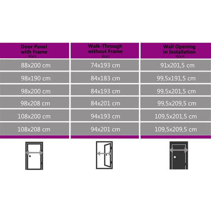 vidaXL Porta Ingresso Antracite 98x208 cm in PVC VIDAXL