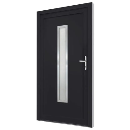 vidaXL Porta Ingresso Antracite 108x200 cm in PVC VIDAXL