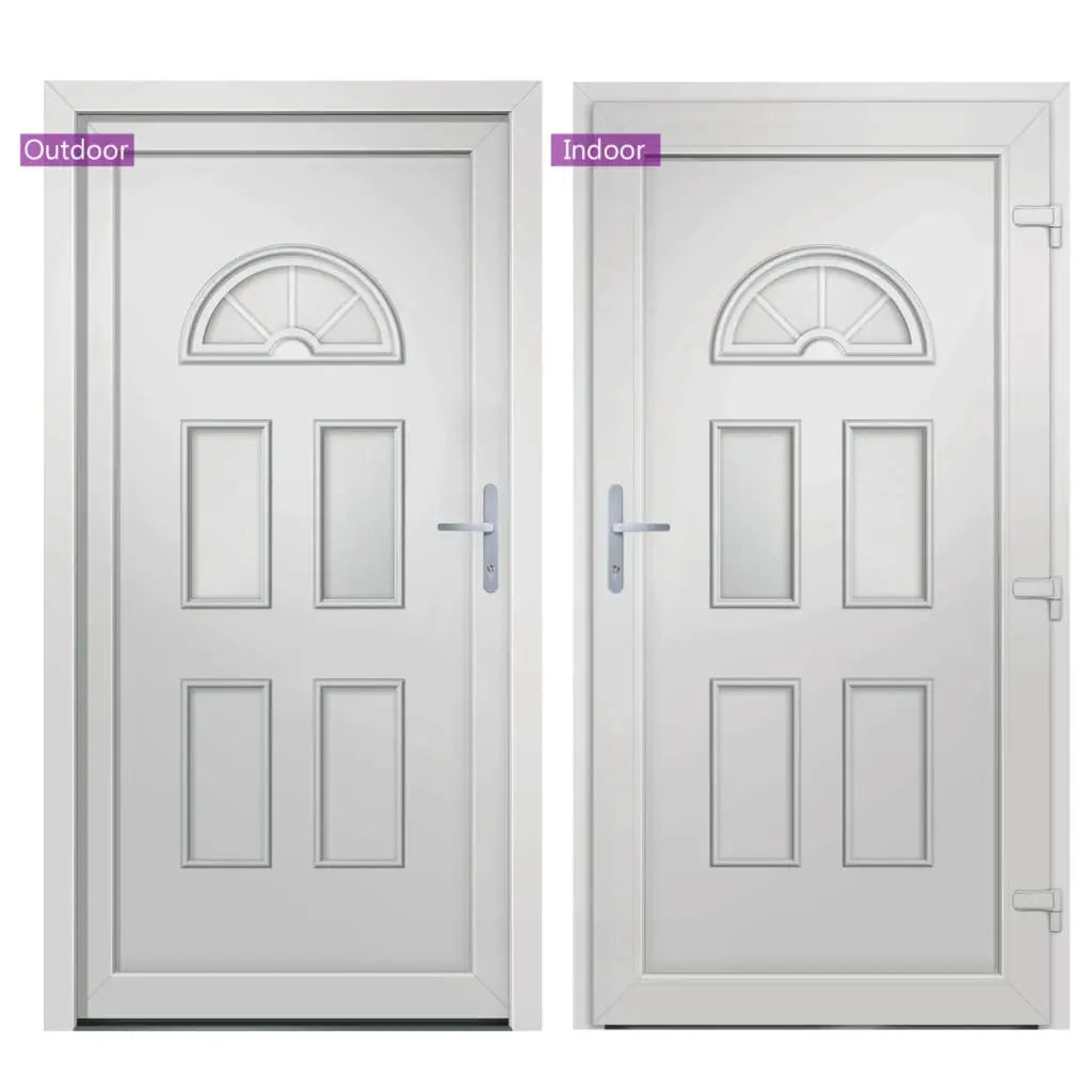 vidaXL Porta Ingresso Bianca 88x208 cm in PVC VIDAXL