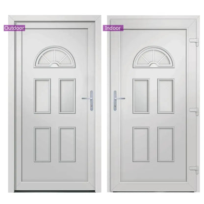 vidaXL Porta Ingresso Bianca 88x208 cm in PVC VIDAXL