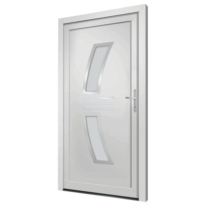 vidaXL Porta Ingresso Bianca 98x200 cm in PVC