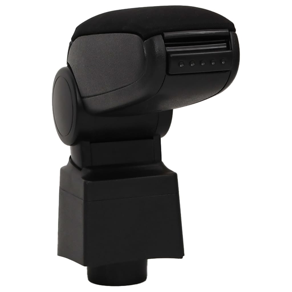 vidaXL Bracciolo per Auto Nero 12x34x(35-47) cm in ABS