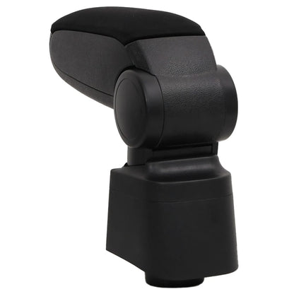vidaXL Bracciolo per Auto Nero 12x34x(35-47) cm in ABS