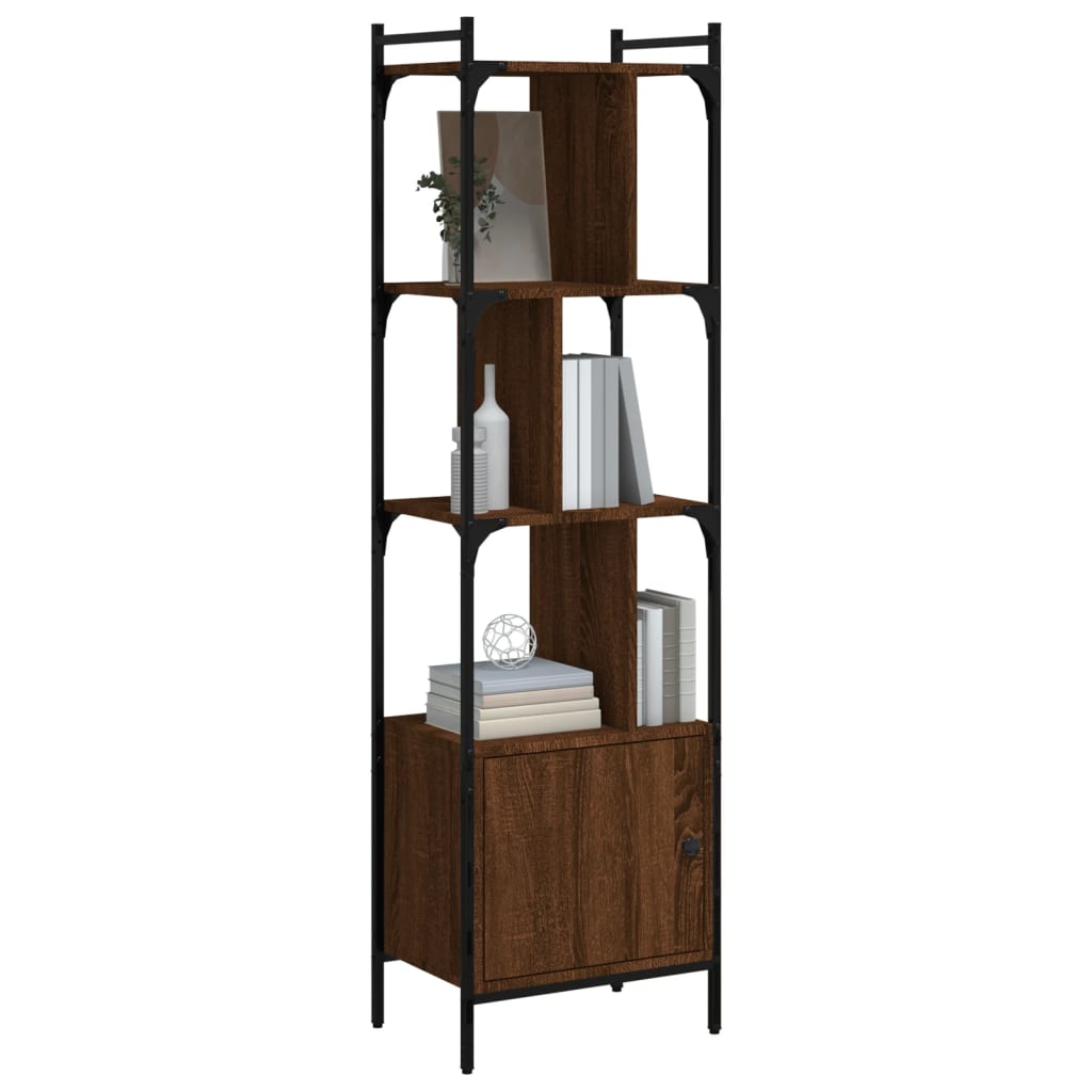 vidaXL Libreria Anta Rovere Marrone 44,5x30x154,5 cm Legno Multistrato VIDAXL