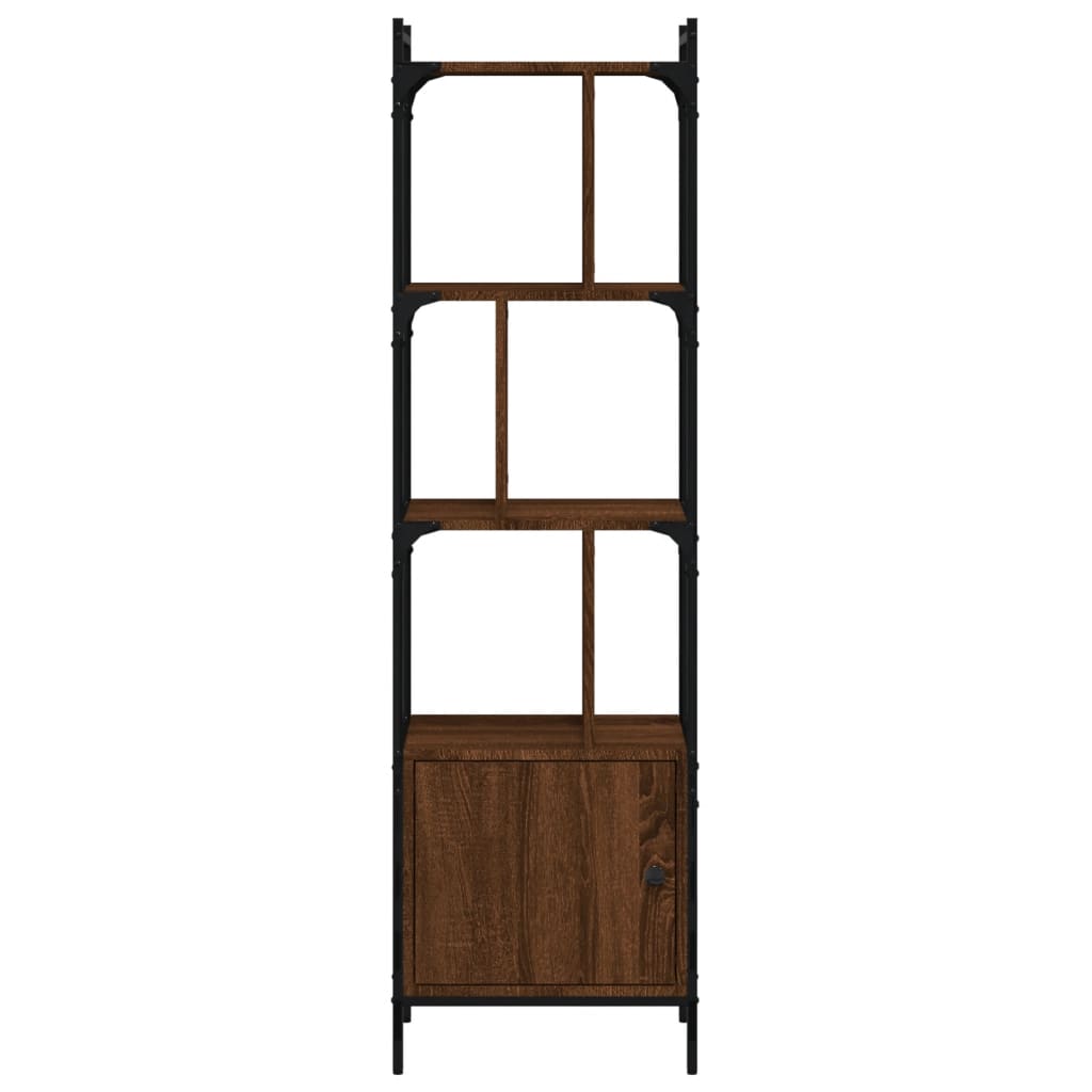 vidaXL Libreria Anta Rovere Marrone 44,5x30x154,5 cm Legno Multistrato VIDAXL