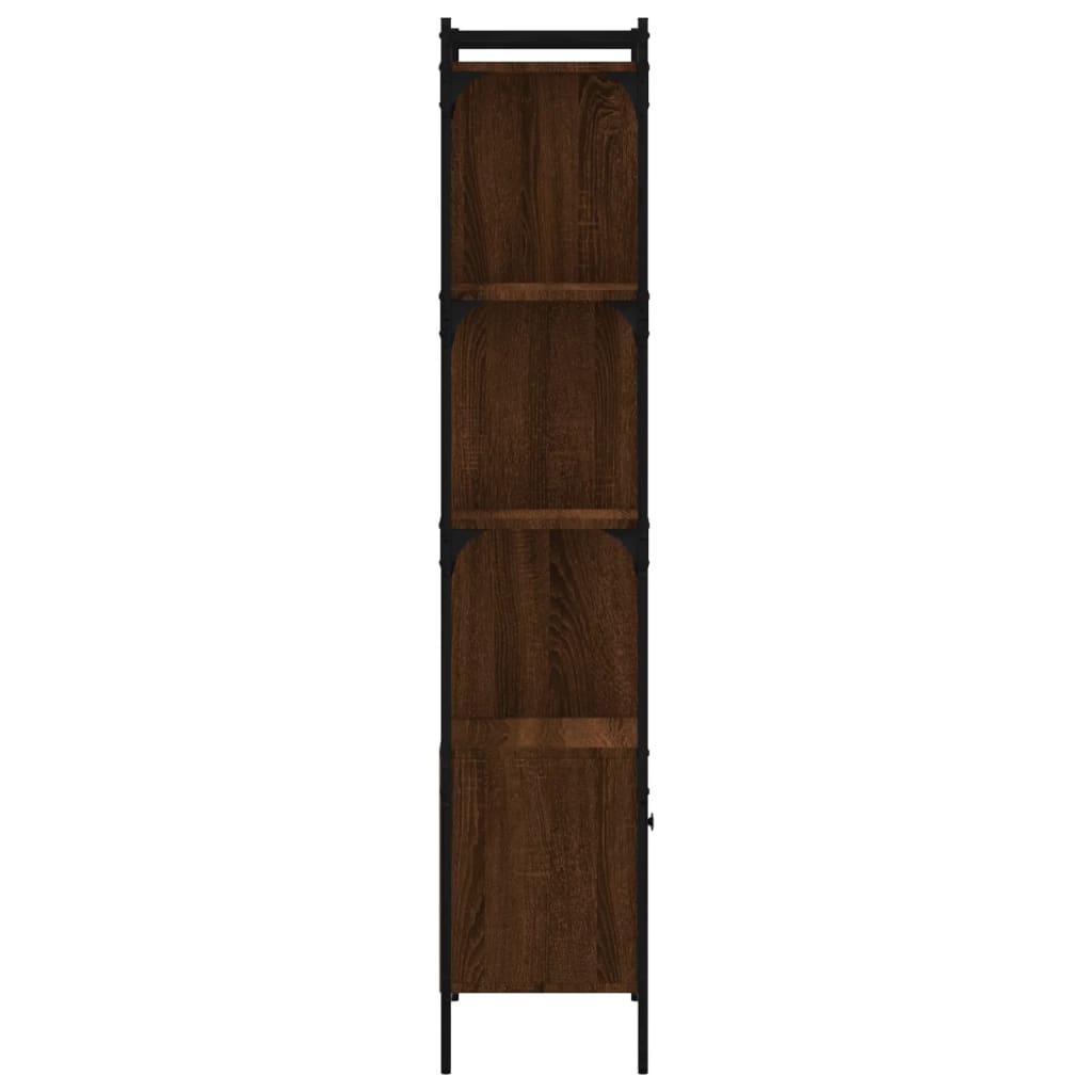 vidaXL Libreria Anta Rovere Marrone 44,5x30x154,5 cm Legno Multistrato VIDAXL