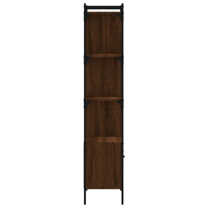 vidaXL Libreria Anta Rovere Marrone 44,5x30x154,5 cm Legno Multistrato VIDAXL