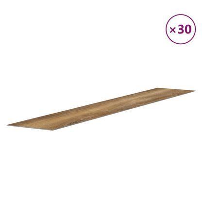 vidaXL Pannelli da Parete Effetto Legno Marrone PVC 4,12 m²