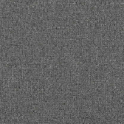 vidaXL Letto da Giorno Grigio Scuro 100x200 cm in Tessuto