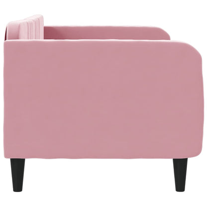vidaXL Letto da Giorno Rosa 80x200 cm in Velluto