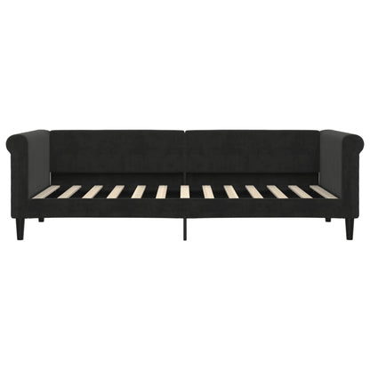 vidaXL Letto da Giorno Nero 80x200 cm in Velluto