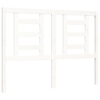 vidaXL Giroletto senza Materasso Bianco 120x200 cm Legno Massello Pino