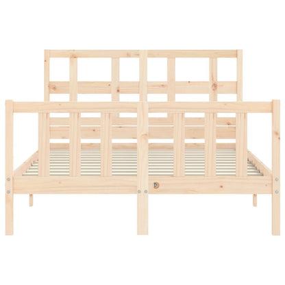 vidaXL Giroletto senza Materasso 120x200 cm in Legno Massello di Pino