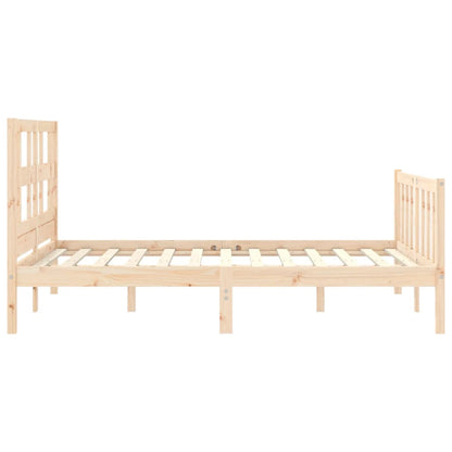 vidaXL Giroletto senza Materasso 120x200 cm in Legno Massello di Pino