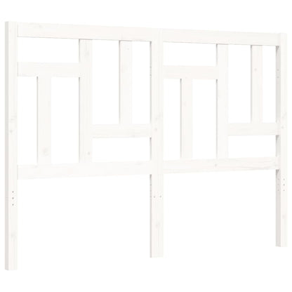 vidaXL Letto senza Materasso Bianco 140x190 cm Legno Massello di Pino