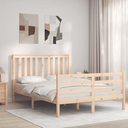 vidaXL Giroletto con Testiera 120x200 cm in Legno Massello