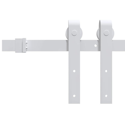 vidaXL Porta Scorrevole con Set Hardware 95x210 cm Legno Massello Pino
