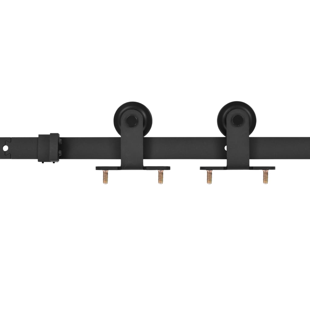 vidaXL Porta Scorrevole con Set Hardware 95x210 cm Legno Massello Pino