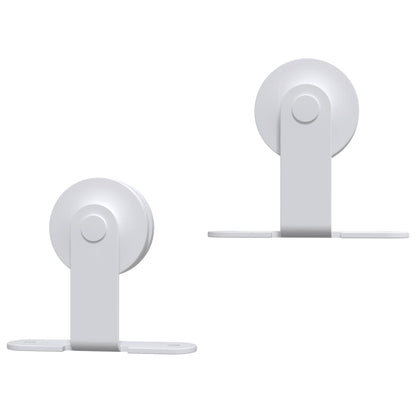 vidaXL Porta Scorrevole con Set Hardware 85x210 cm Legno Massello Pino