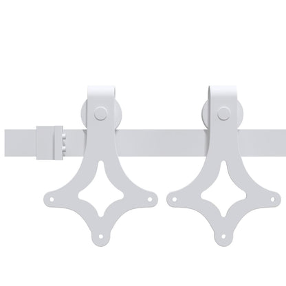 vidaXL Porta Scorrevole con Set Hardware 70x210 cm Legno Massello Pino