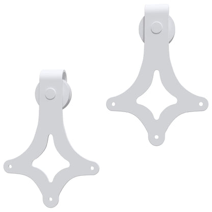 vidaXL Porta Scorrevole con Set Hardware 85x210 cm Legno Massello Pino