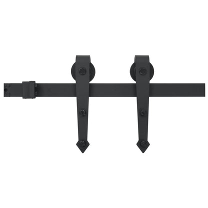 vidaXL Porta Scorrevole con Set Hardware 70x210 cm Legno Massello Pino