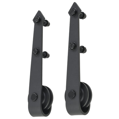 vidaXL Porta Scorrevole con Set Hardware 70x210 cm Legno Massello Pino