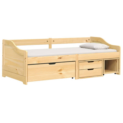 vidaXL Dormeuse 3 Cassetti 90x200 cm Legno Massello Pino IRUN