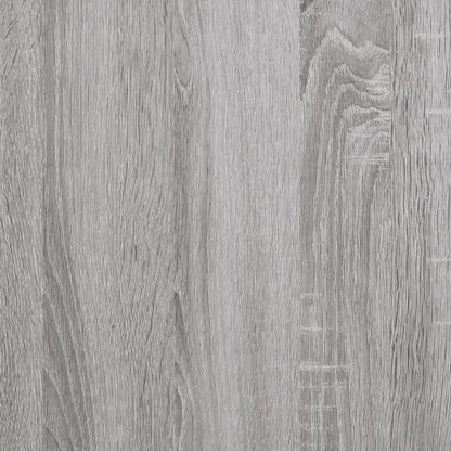 vidaXL Libreria 3 Ripiani Grigio Sonoma 59x35x90,5cm Legno Multistrato VIDAXL
